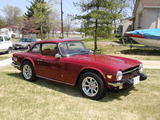 1975 Triumph TR6 Carmen Red Dan Colanero