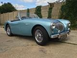 1955 Austin Healey 100 Ice Blue Joe Herbert