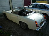 1969 Austin Healey Sprite Snowberry White Chris Young