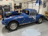 1958 MG MGA 1500 Coupe Original Patina Mineral Blue Eric v
