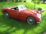 1960 Austin Healey Bugeye Sprite Red Jim V
